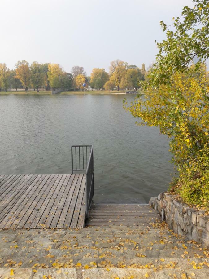 Bungalow At Lake Alte Donau فيينا المظهر الخارجي الصورة